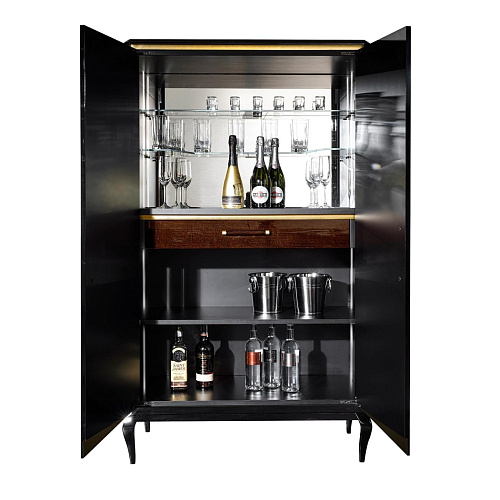 Elegant Two-Door Bar Cabinet