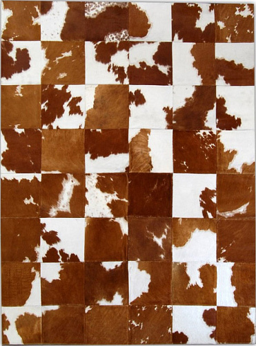 Patras Brown Luxury Cowhide Rug