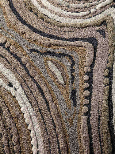 Sushi Brown Wool / Viscose Rug