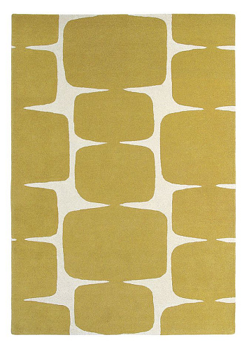 Yellow Indian Handwoven NZ Wool Rug