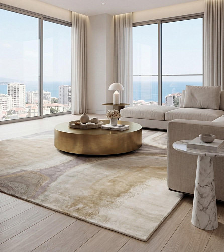Soft Marble Handwoven Rug