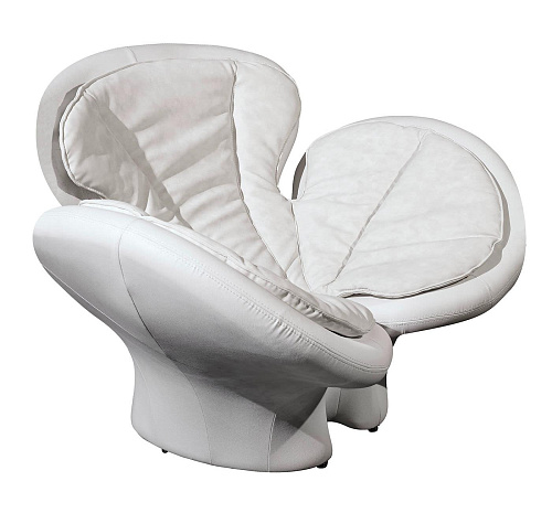 Pansé White Lounge Chair