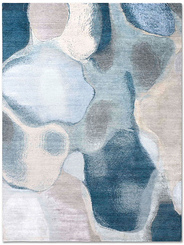 Turquoise Blue Luxury Handwoven Rug