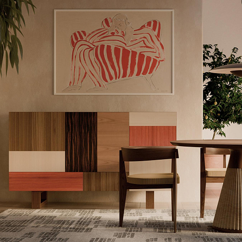 Fantesca Multicolor Handcrafted Sideboard