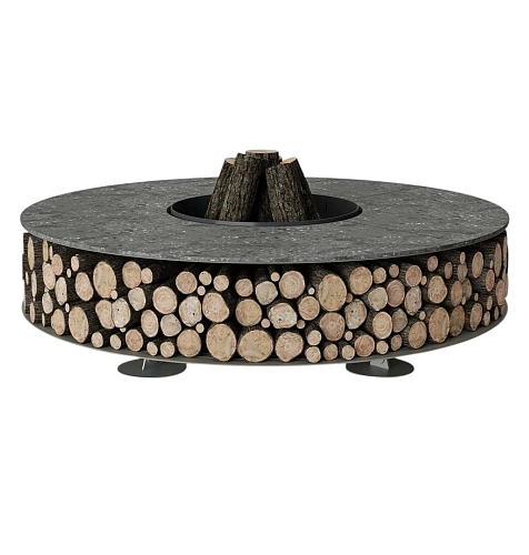 Keramik Grey Outdoor Fire Pit