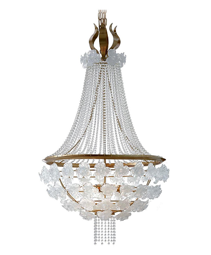 Antique Gold Murano Chandelier