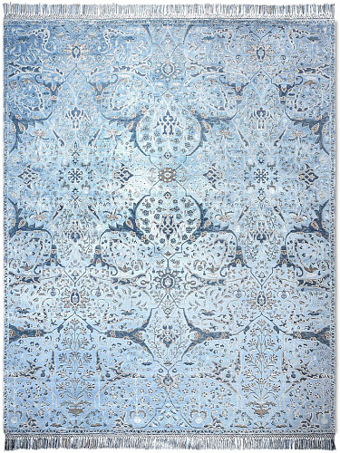 Teheran Blue Luxury Handwoven Rug