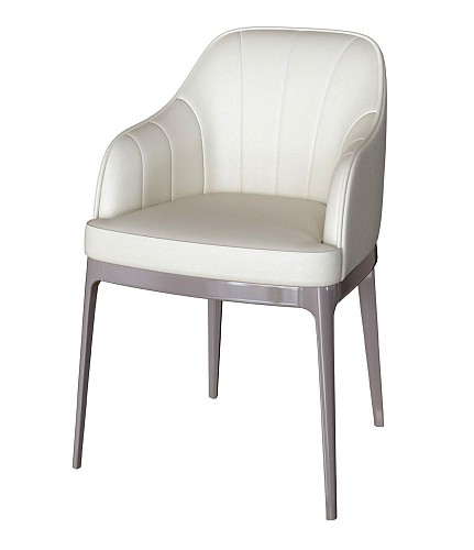 Clizia White Italian Armchair