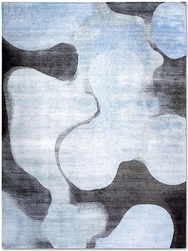 Blue Luxury Handwoven Rug