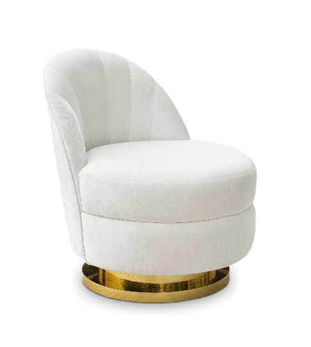 Galen White Single Sofa
