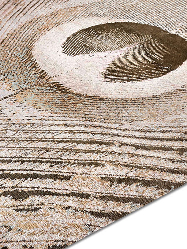 Feathers Luxury Silk / Wool Rug