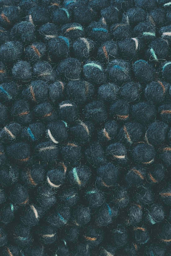 Flat Woven Blue Rug