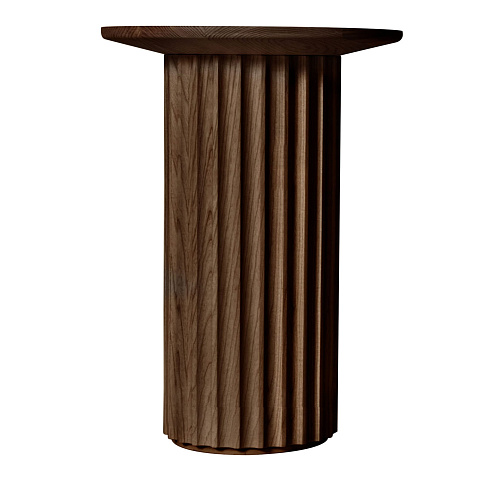 Capitello Brown Designer Side Table