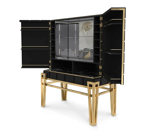 Onyx Bar Cabinet