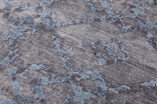 Luxury Bamboo Silk Abstract Indian Rug