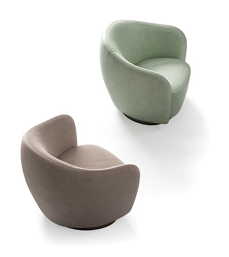 Graceful Isabel Armchair with Curve Appeal