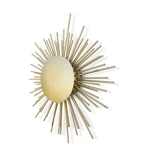 Radiant Brass Glow Wall Light