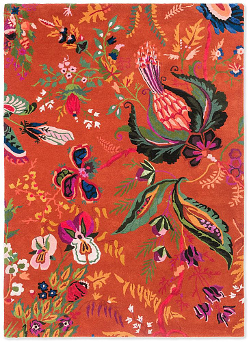 Garden Floral Amber/Lime Rug