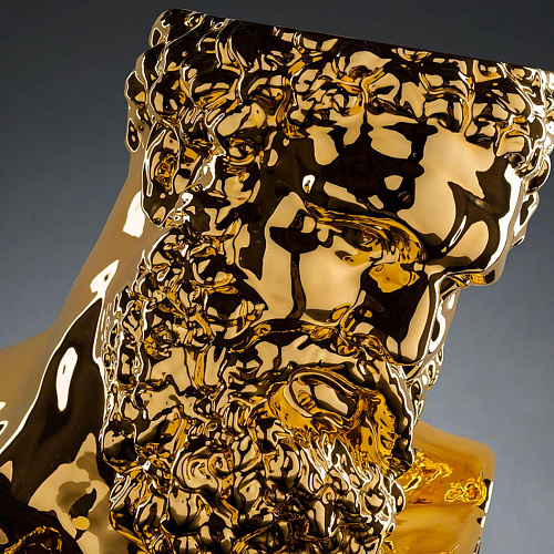 Ercole Gold Artisan Side Table