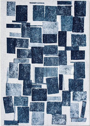 Ice Blue Modern Designer Rug