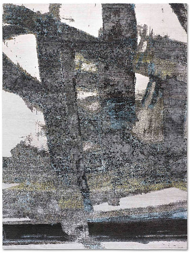 Green Rust Hand-Woven Exquisite Rug