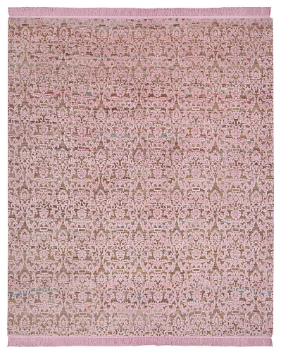 Hand-woven Vintage Style Violet Luxury Rug