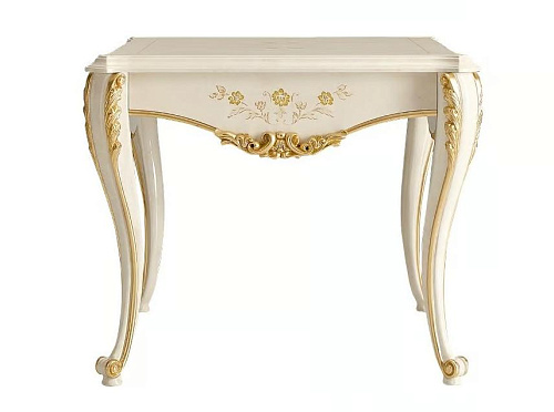 Ivory & Gold Italian Side Table