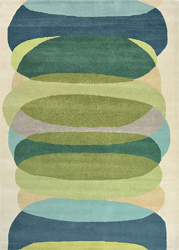 Abstract Indian Hand Woven Rug