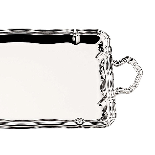 700 Silver-Plated Tray With Handles
