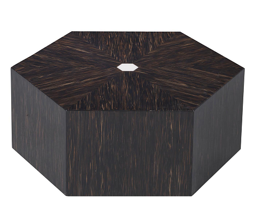 Hexagonal Dark Artisan Coffee Table