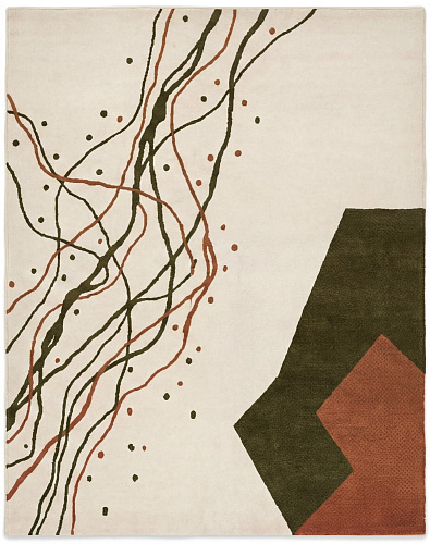 Calligraphic Paths Artisan Rug