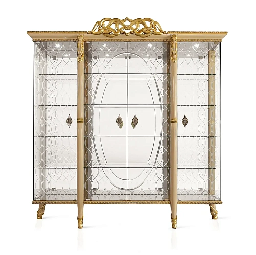 Italian Glass Display Cabinet