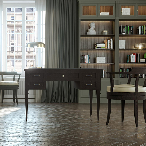 Direttorio Dark Navy Italian Desk