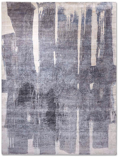 Dark Grey Hand-Woven Exquisite Rug