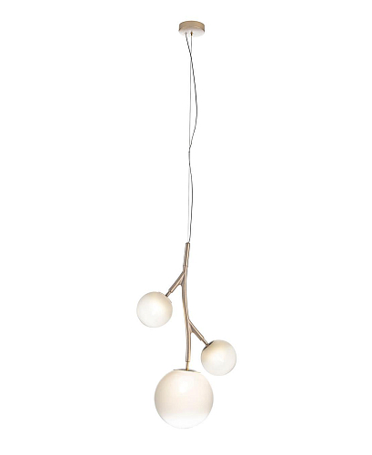 Artisan Brass & Glass Sphere Chandelier