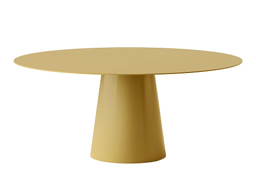 Shell Yellow Table