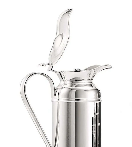 Luxurious Silver-Plated Thermos Jug