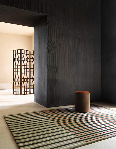 Hand-Tufted Striped Rug