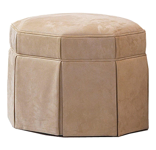Picasso Beige Handcrafted Pouf