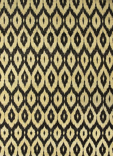 Ikat Wool Yellow Luxury Rug