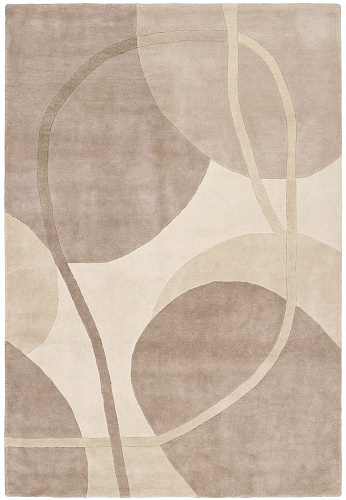 Soft Circles Handwoven Rug