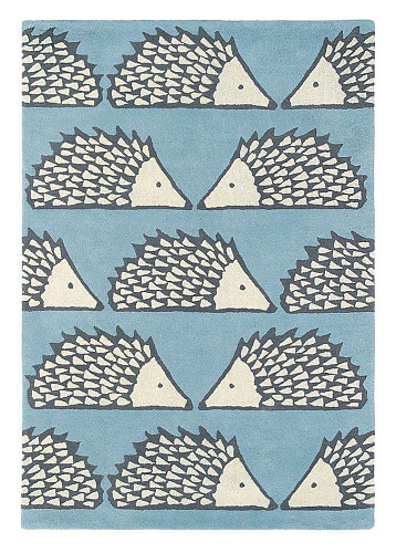 Small Hedgehog Handwoven NZ Wool Rug