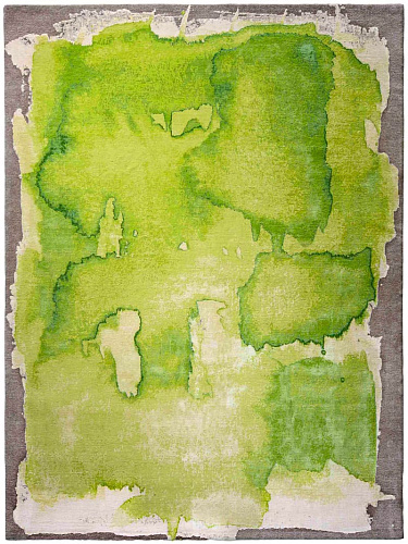 Mono Green Luxury Hand-Woven Rug