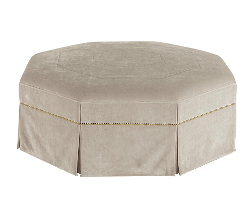 Picasso Cream Italian Large Pouf