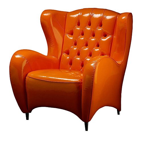 Schinke Cognac Leather Armchair