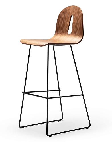 Gotham Woody Walnut Bar Stool