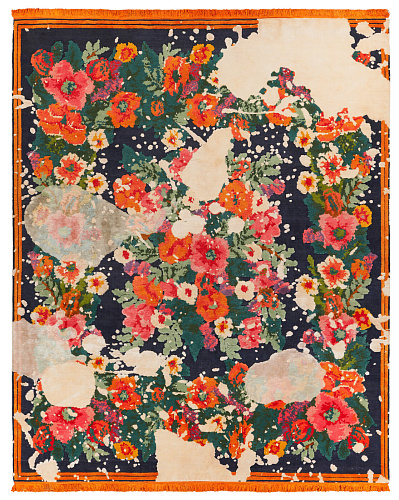 Traditional Hand-woven Floral Luxury Rug