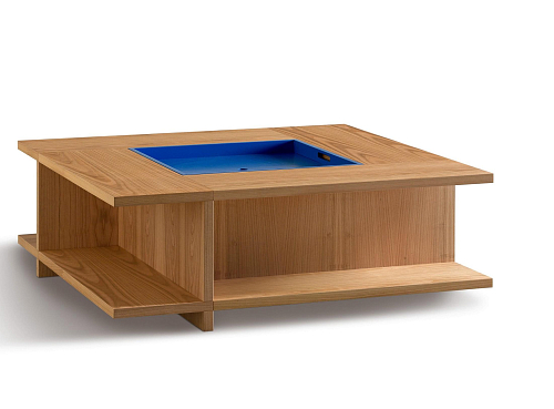 Book Natural Wood Handcrafted Coffee Table