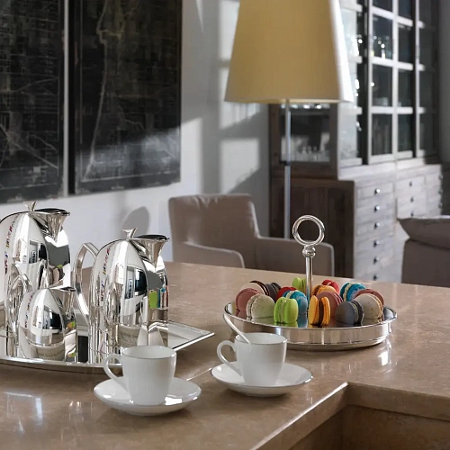 Silver-Plated Stand For 16 Macarons