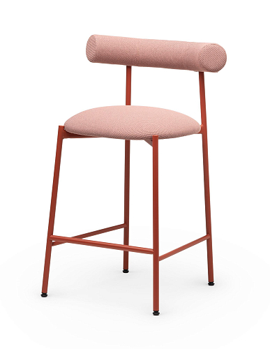 Pink Pampa Bar Stool
